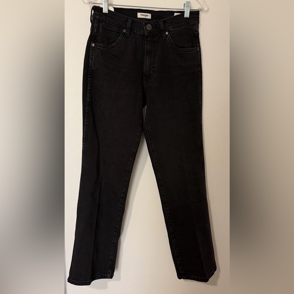 Wrangler Bootcut Wrancher Black Jeans Womens 27/31 NWT